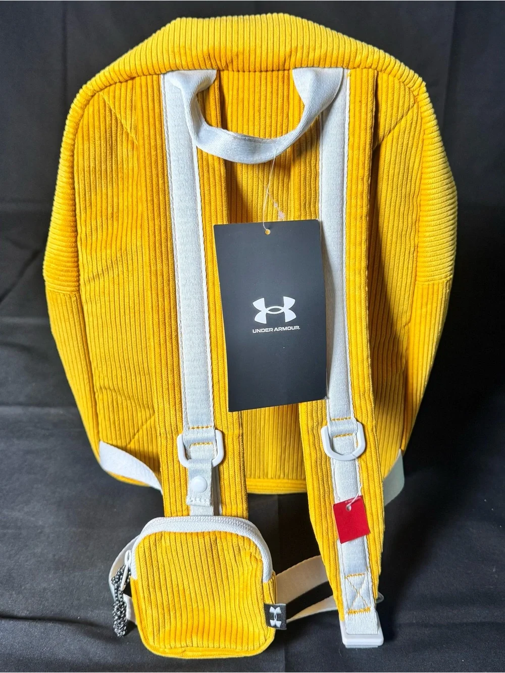 Under Armour Yellow Corduroy Backpack